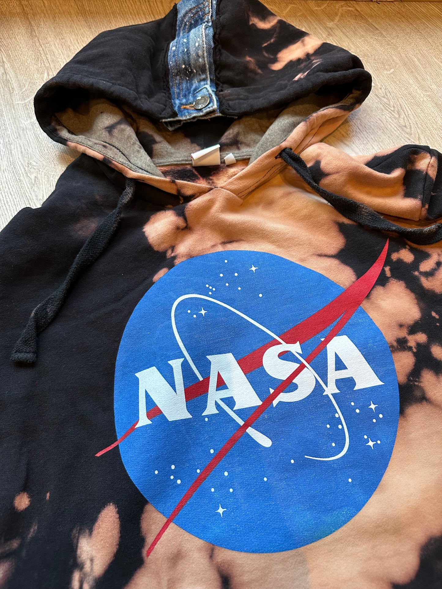 NFT NASA tie dye hoodie