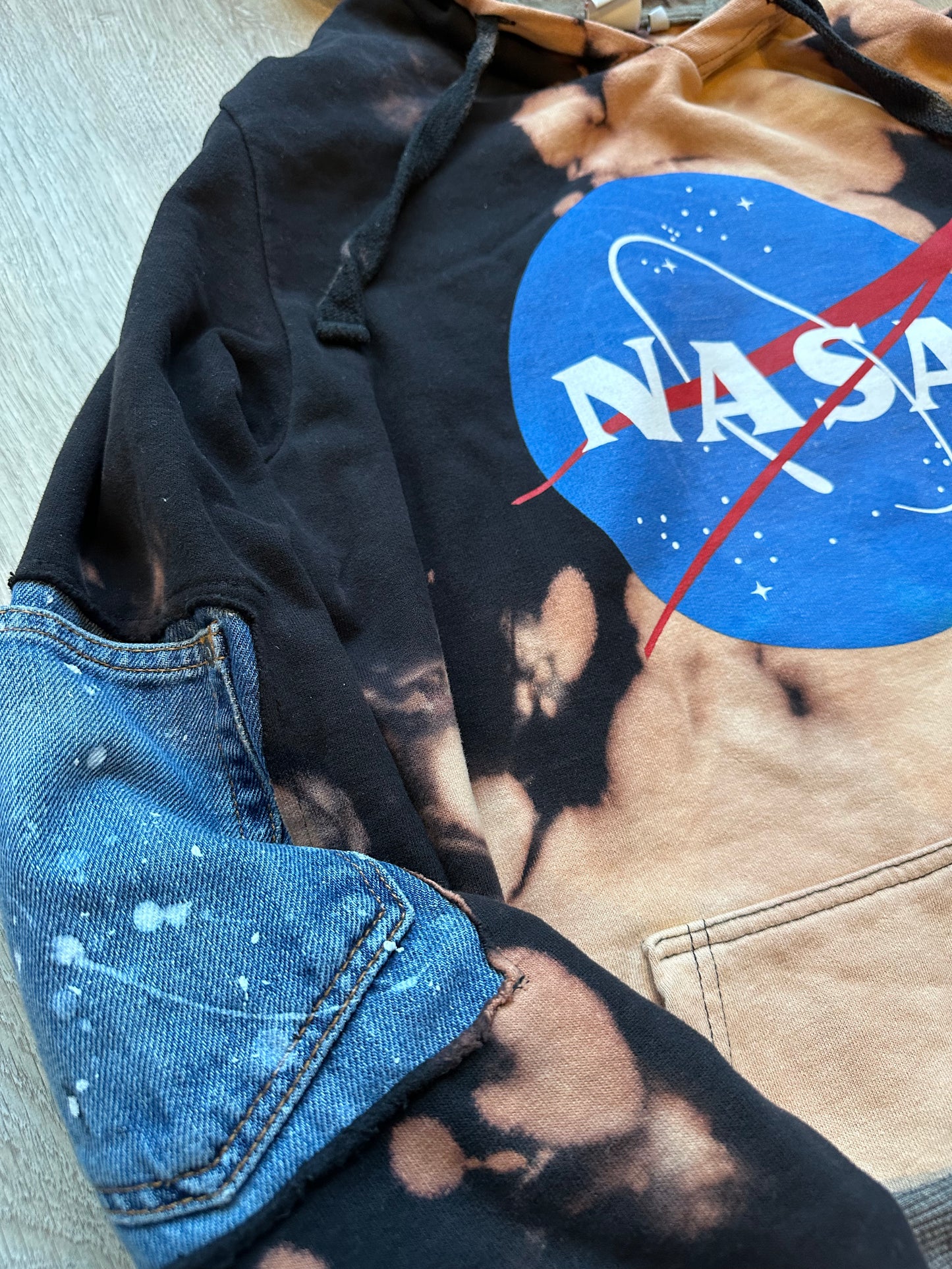 NFT NASA tie dye hoodie vailc